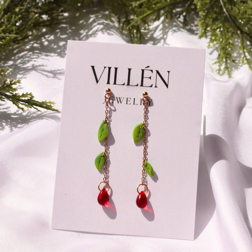 Pendientes la rosa