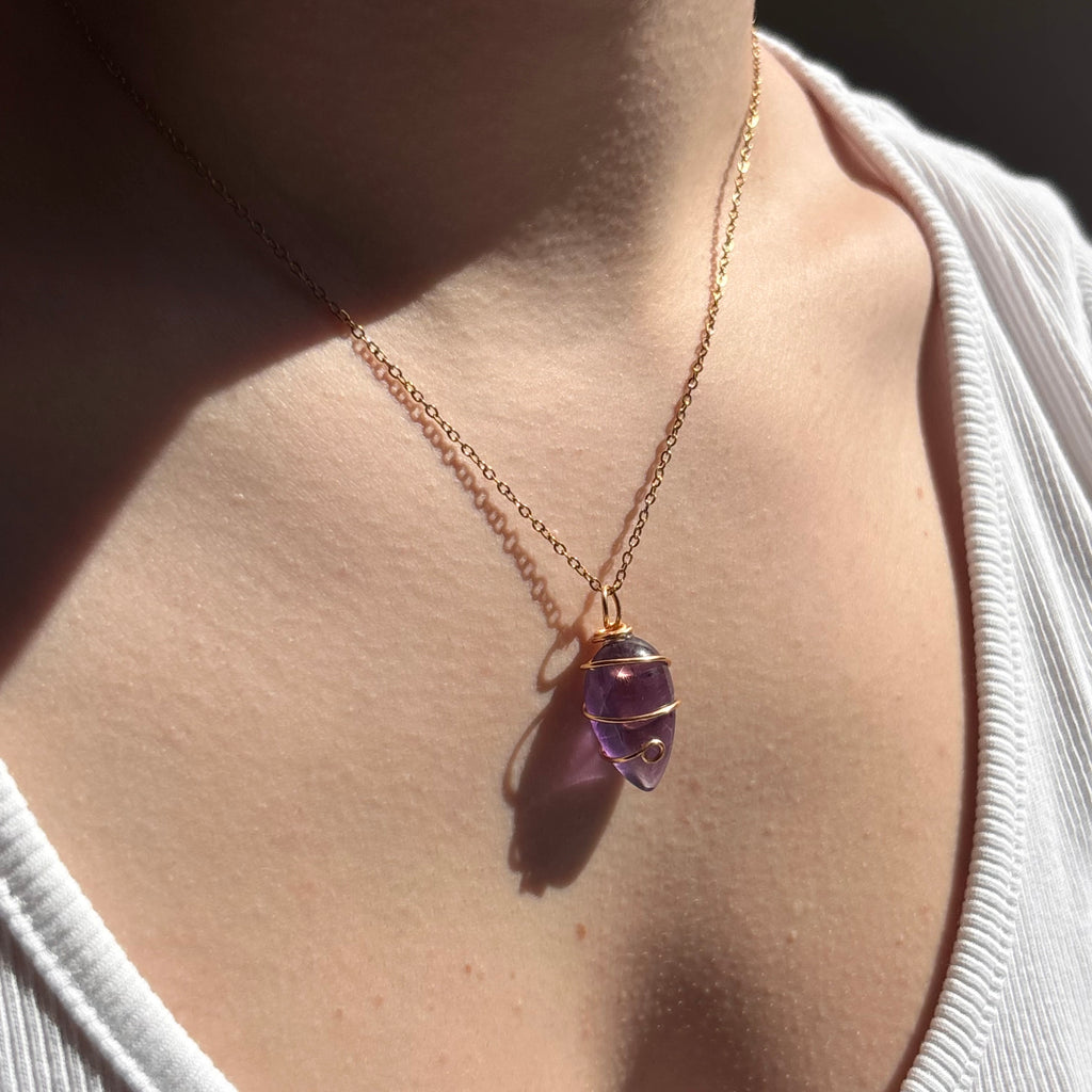 Collar amatista
