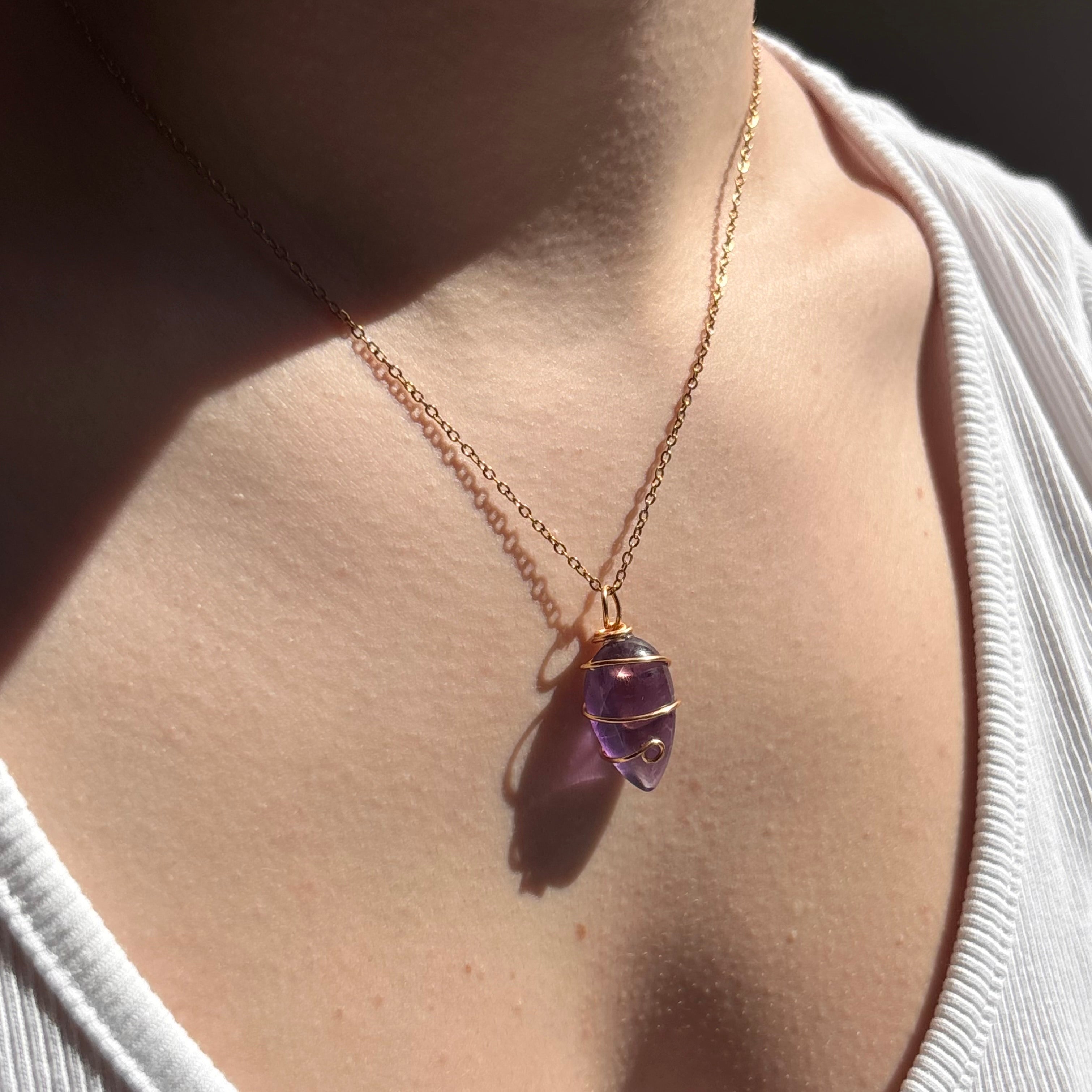 Collar amatista