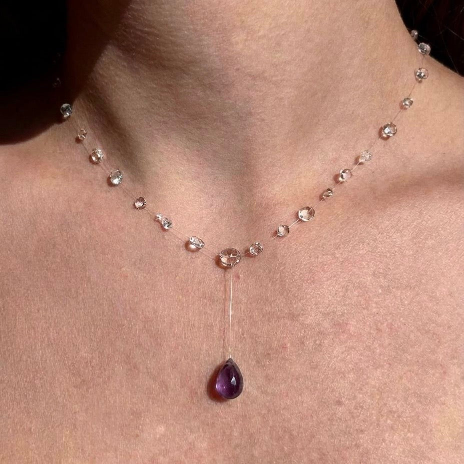 Collar drop lila